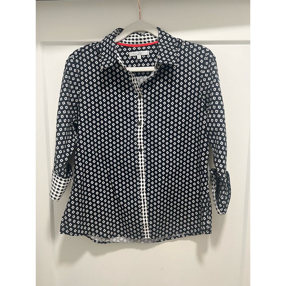 Foxcroft Wrinkle Free Button Up Blouse